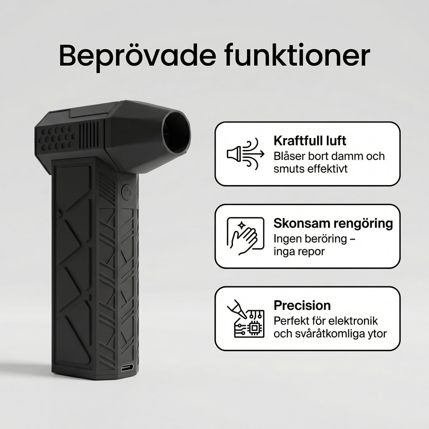 NordBlås – Rengör Utan Beröring