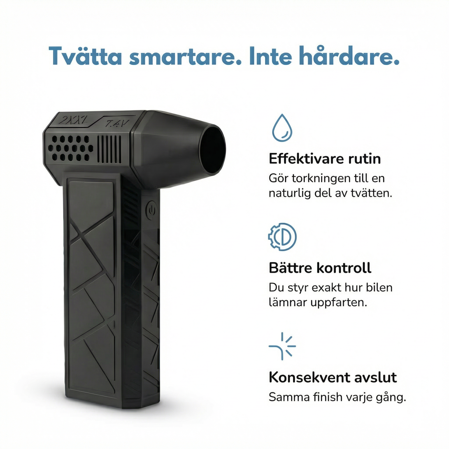 NordBlås - Torr bil utan repor och kalkfläckar